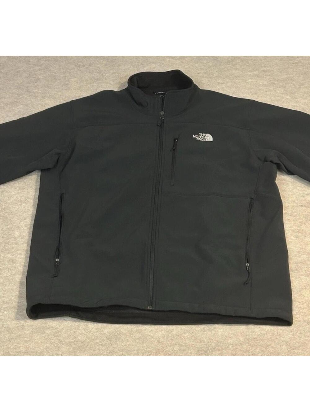 The North Face Black Soft Shell Full Zip Jacket Mens XXL